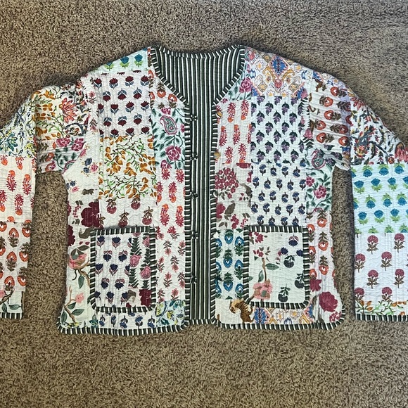 Reversible patchwork jacket - Picture 3 of 10